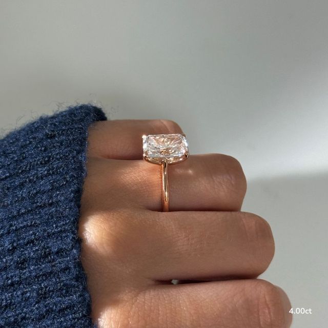 Aerin Dainty Rose Gold Engagement Ring