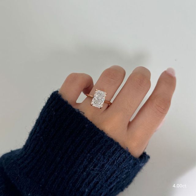 Aerin Dainty Rose Gold Engagement Ring