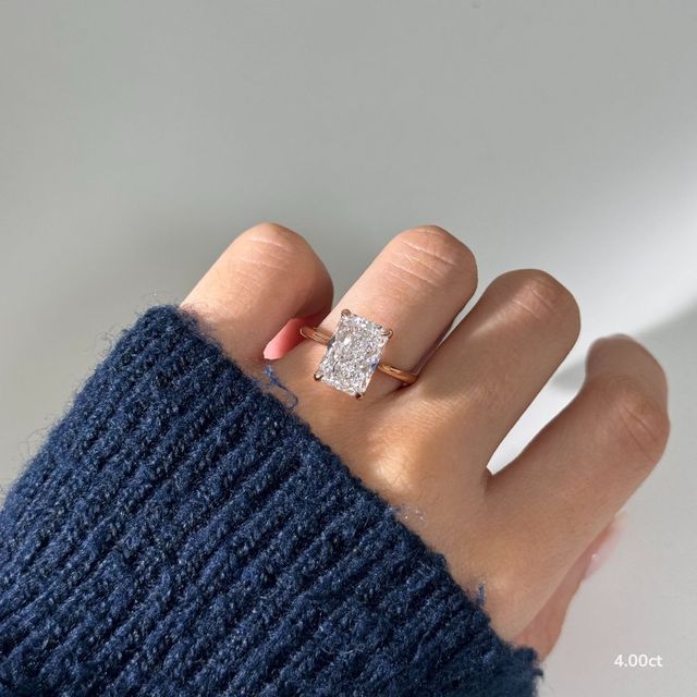 Aerin Dainty Rose Gold Engagement Ring