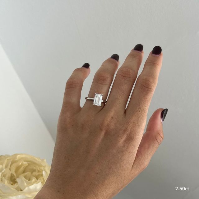 Chelsea Dainty Platinum Engagement Ring