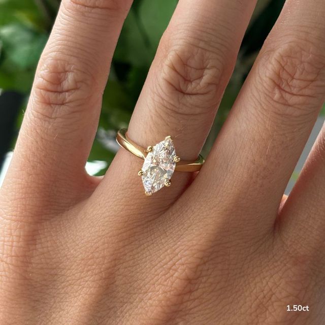 Aerin Yellow Gold Engagement Ring