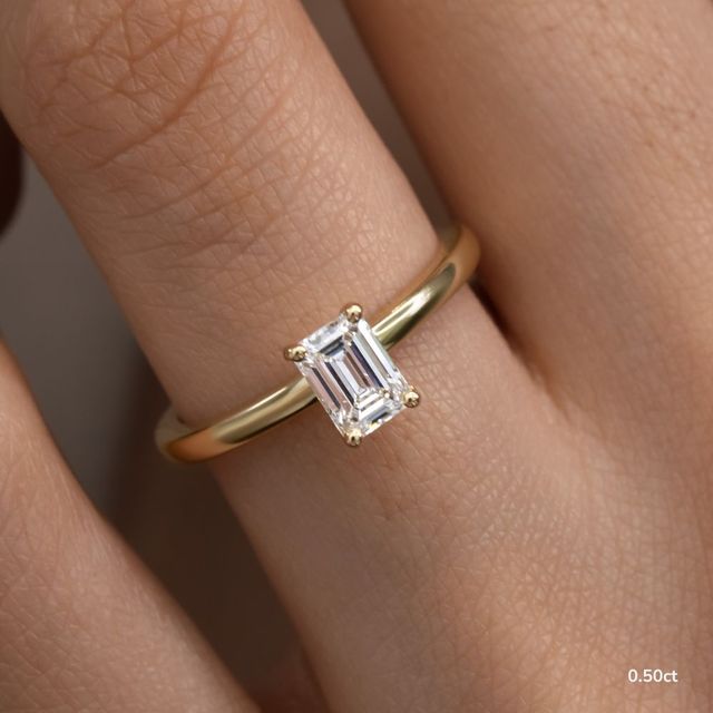 Kate Yellow Gold Engagement Ring