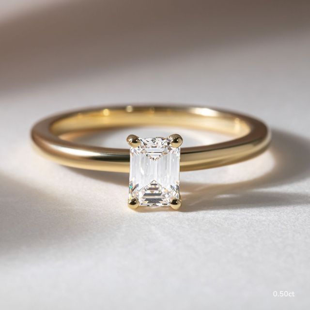 Kate Yellow Gold Engagement Ring