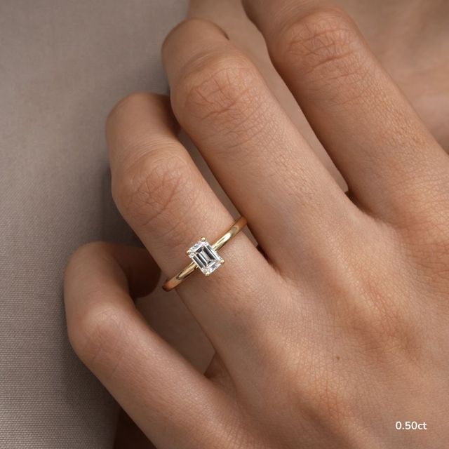 Kate Yellow Gold Engagement Ring