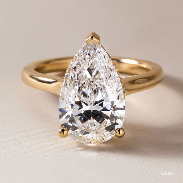 Juliette Dainty Yellow Gold Engagement Ring