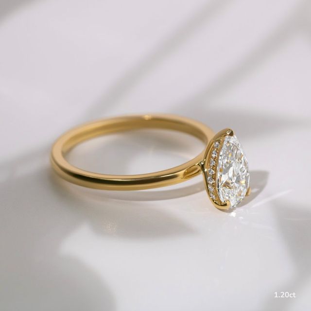 Kate Yellow Gold Engagement Ring