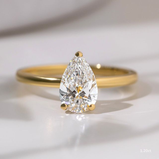 Kate Yellow Gold Engagement Ring