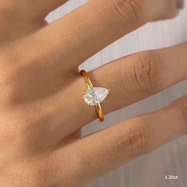 Kate Yellow Gold Engagement Ring