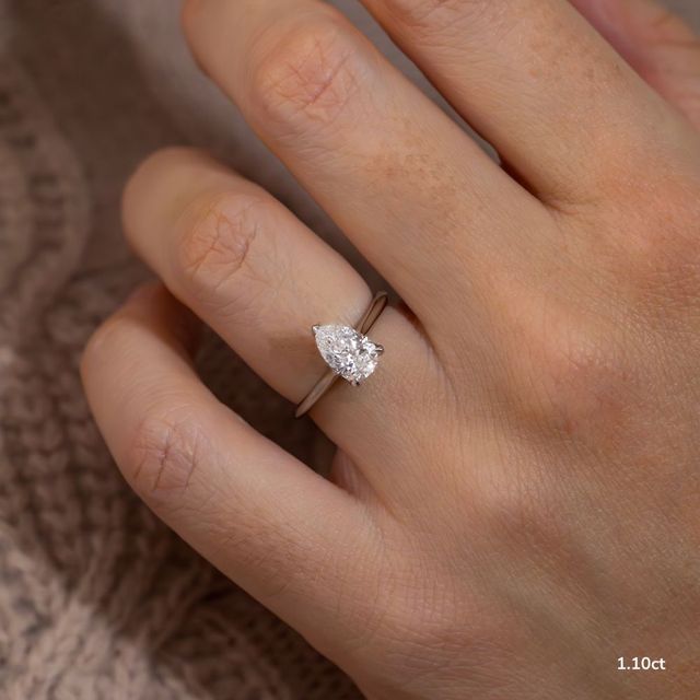 Aerin Dainty Platinum Engagement Ring