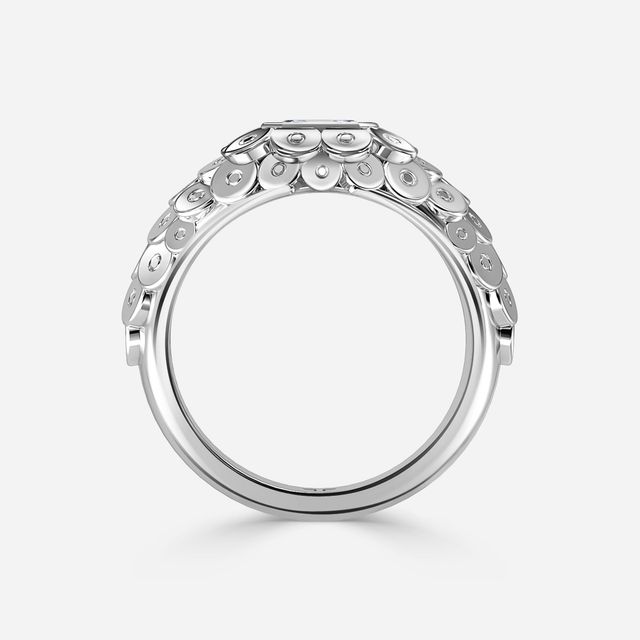 Dahlia Platinum Men's Engagement Ring