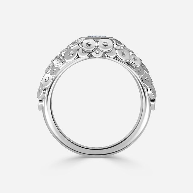 Dahlia Platinum Men's Engagement Ring