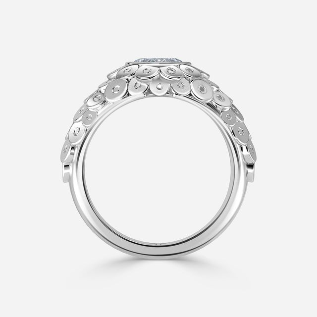 Dahlia White Gold Men's Engagement Ring