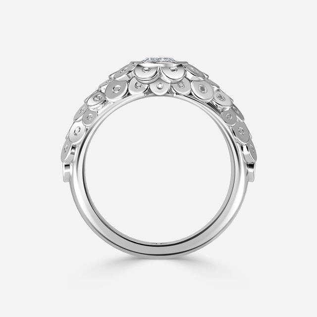 Dahlia Platinum Men's Engagement Ring
