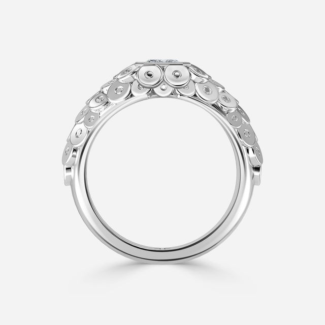 Dahlia Platinum Men's Engagement Ring