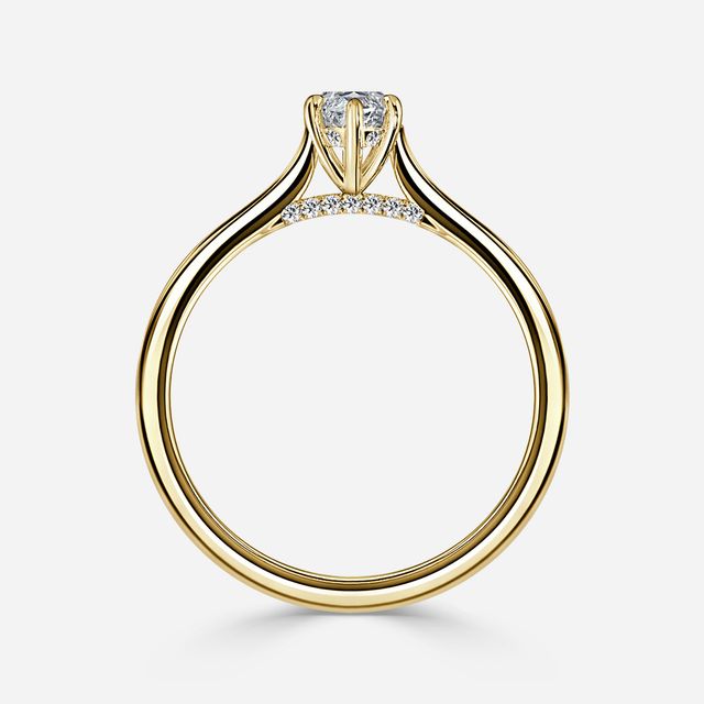 Juliette Yellow Gold Engagement Ring