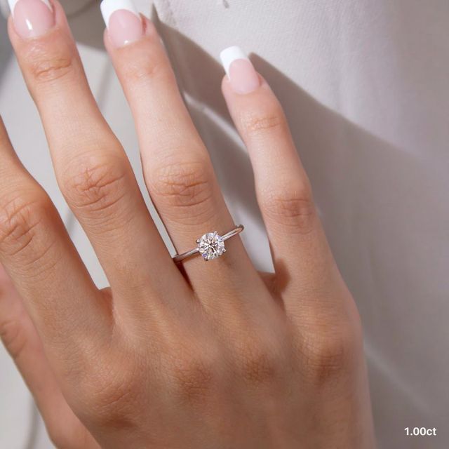 Kate Dainty Platinum Engagement Ring