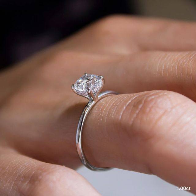Kate Dainty Platinum Engagement Ring