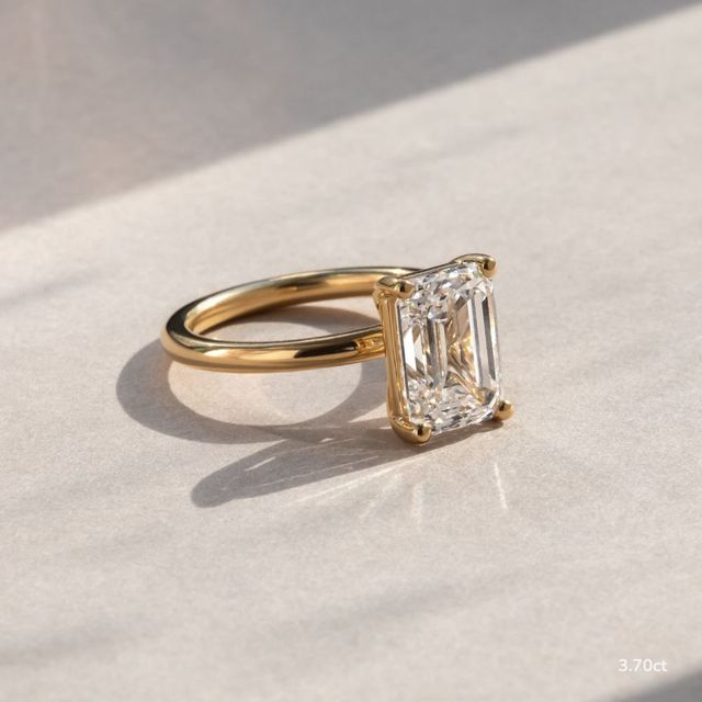 Chelsea Dainty Yellow Gold Engagement Ring