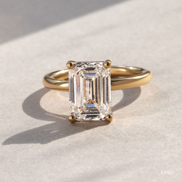 Chelsea Dainty Yellow Gold Engagement Ring