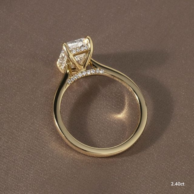 Juliette Dainty Yellow Gold Engagement Ring