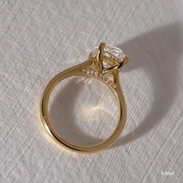 Juliette Yellow Gold Engagement Ring
