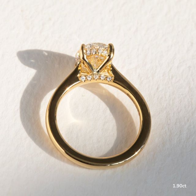 Juliette Yellow Gold Engagement Ring