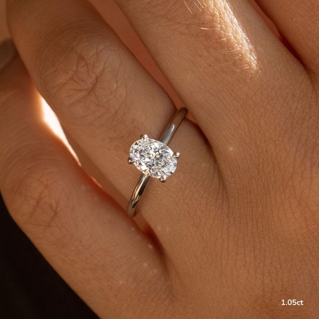 Chelsea Dainty Platinum Engagement Ring