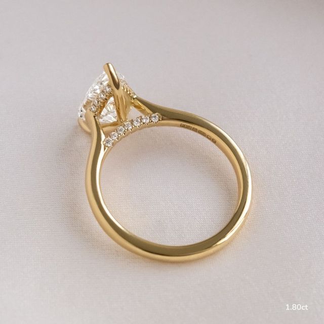 Juliette Yellow Gold Engagement Ring