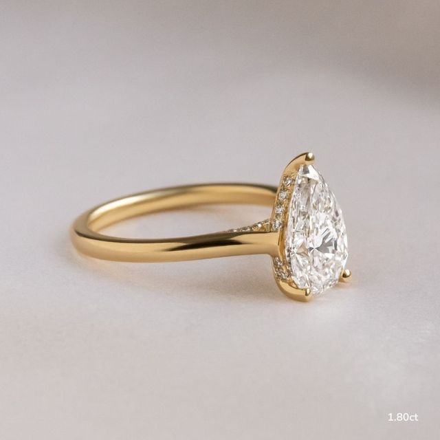 Juliette Yellow Gold Engagement Ring