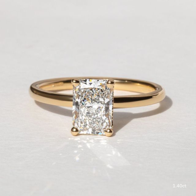 Kate Dainty Yellow Gold Engagement Ring