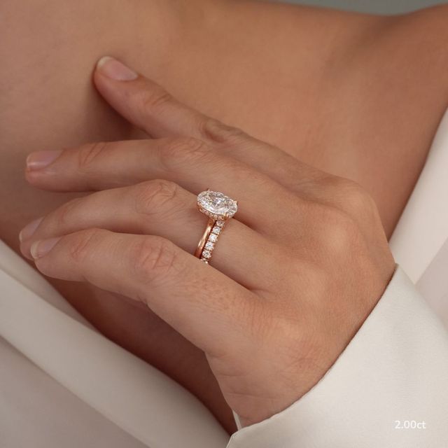 Kate Dainty Rose Gold Engagement Ring