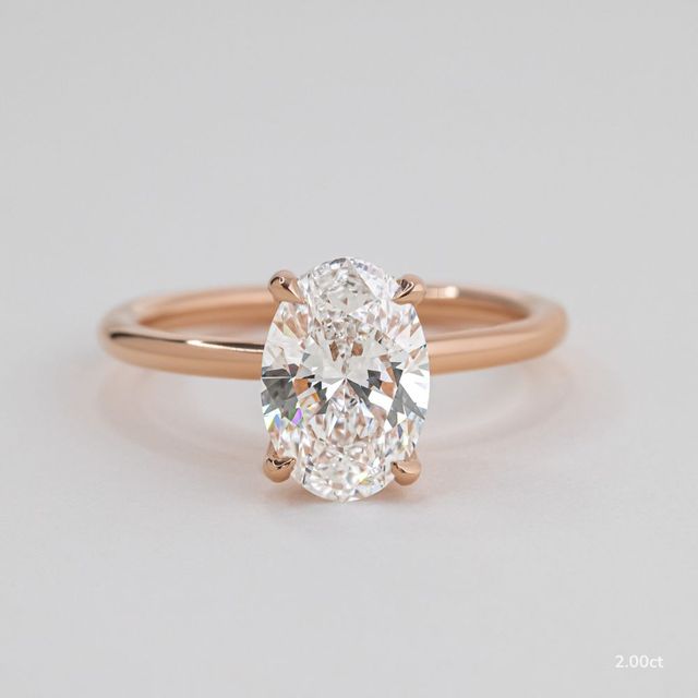 Kate Dainty Rose Gold Engagement Ring