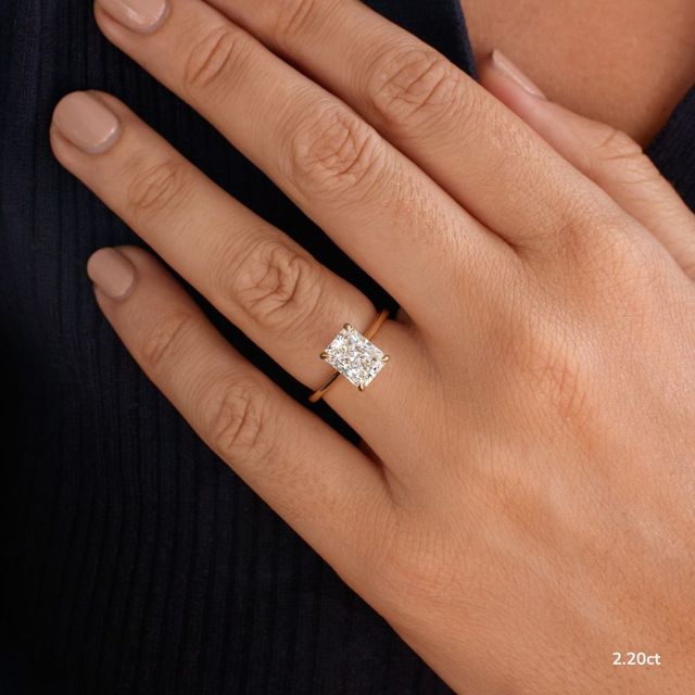 Juliette Dainty Yellow Gold Engagement Ring