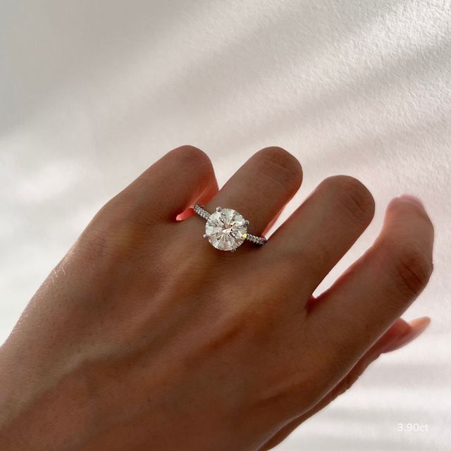 Aerin Pave White Gold Engagement Ring