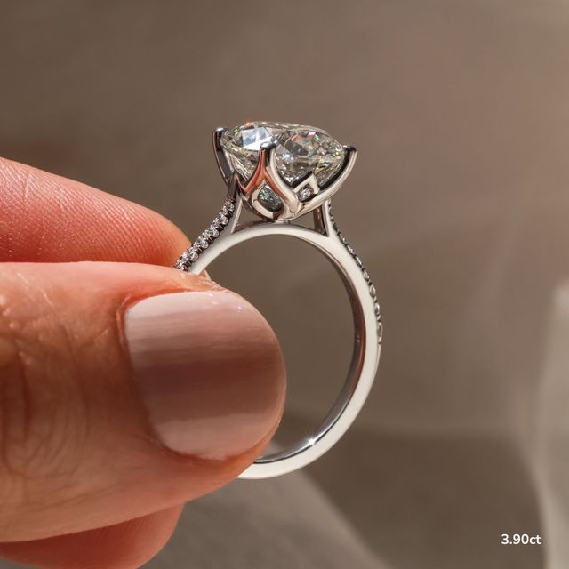 Aerin Pave White Gold Engagement Ring
