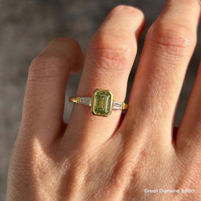 Dawn Yellow Gold Trilogy Engagement Ring