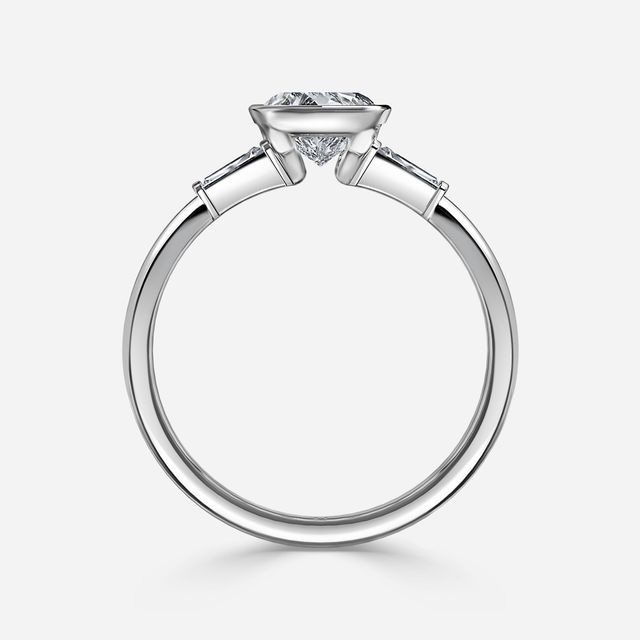 Dawn Platinum Trilogy Engagement Ring