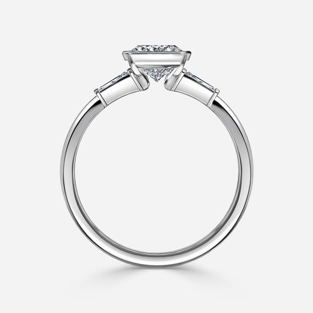 Dawn Platinum Trilogy Engagement Ring