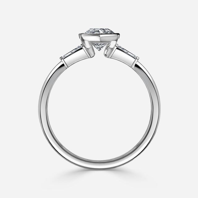 Dawn Platinum Trilogy Engagement Ring
