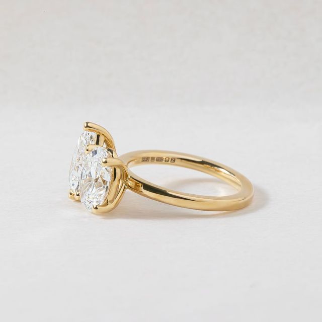 Toi Et Moi Pear & Oval Diamond Ring