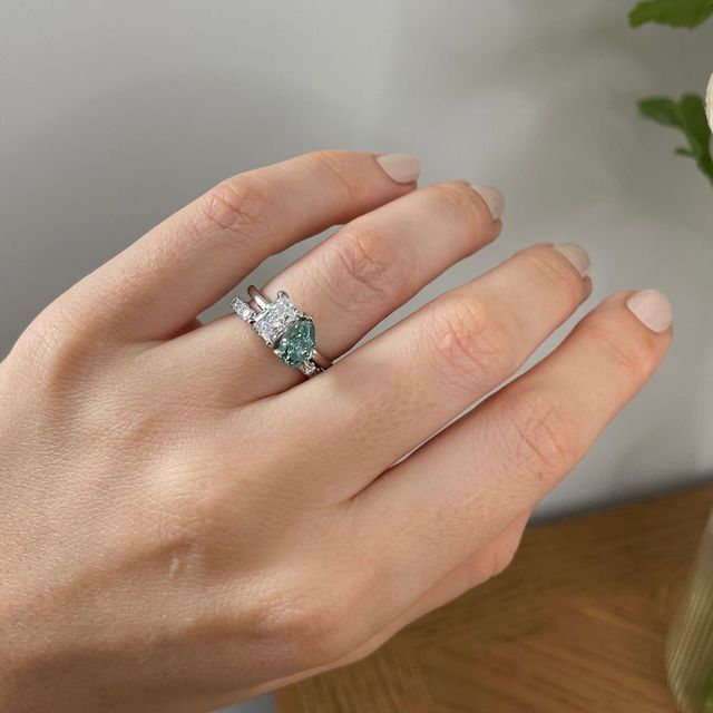 Toi Et Moi Pear & Radiant Diamond Ring