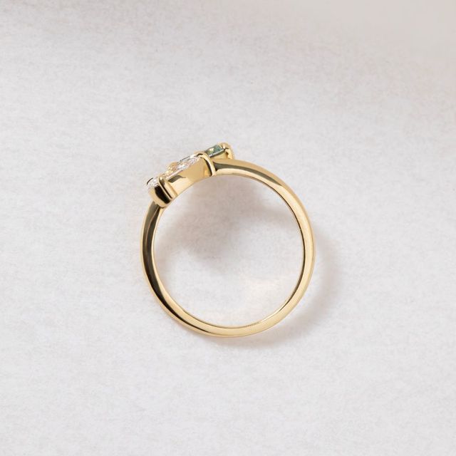 Toi Et Moi Pear & Pear Diamond Ring