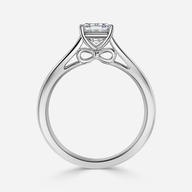 Gabriela Platinum Unique Engagement Ring