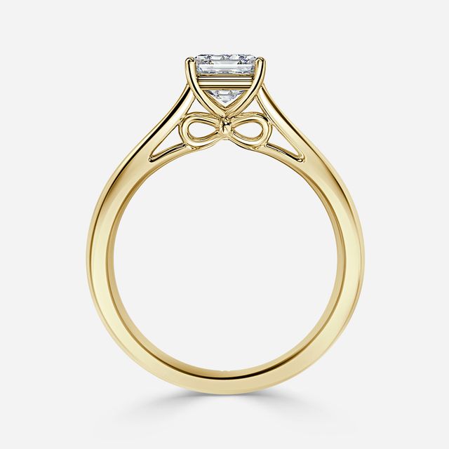 Gabriela Yellow Gold Unique Engagement Ring
