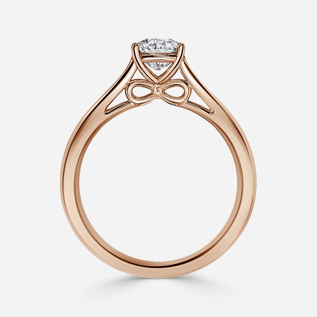 Gabriela Rose Gold Unique Engagement Ring