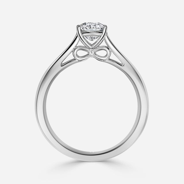 Gabriela Platinum Unique Engagement Ring