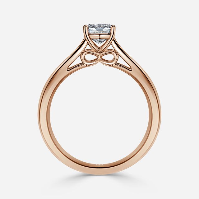 Gabriela Rose Gold Unique Engagement Ring