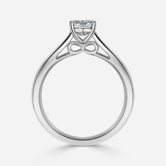 Gabriela Platinum Unique Engagement Ring