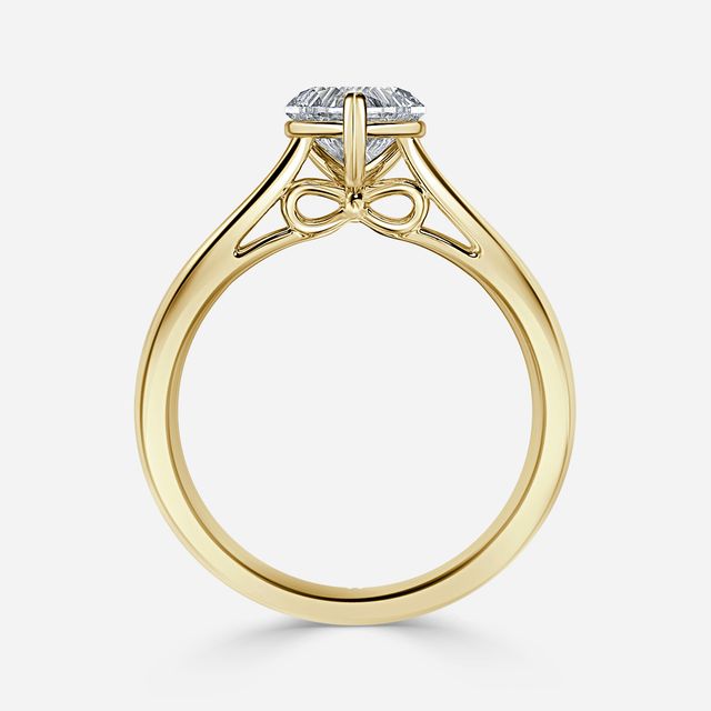 Gabriela Yellow Gold Unique Engagement Ring