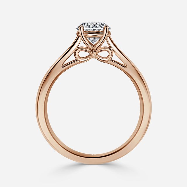 Gabriela Rose Gold Unique Engagement Ring